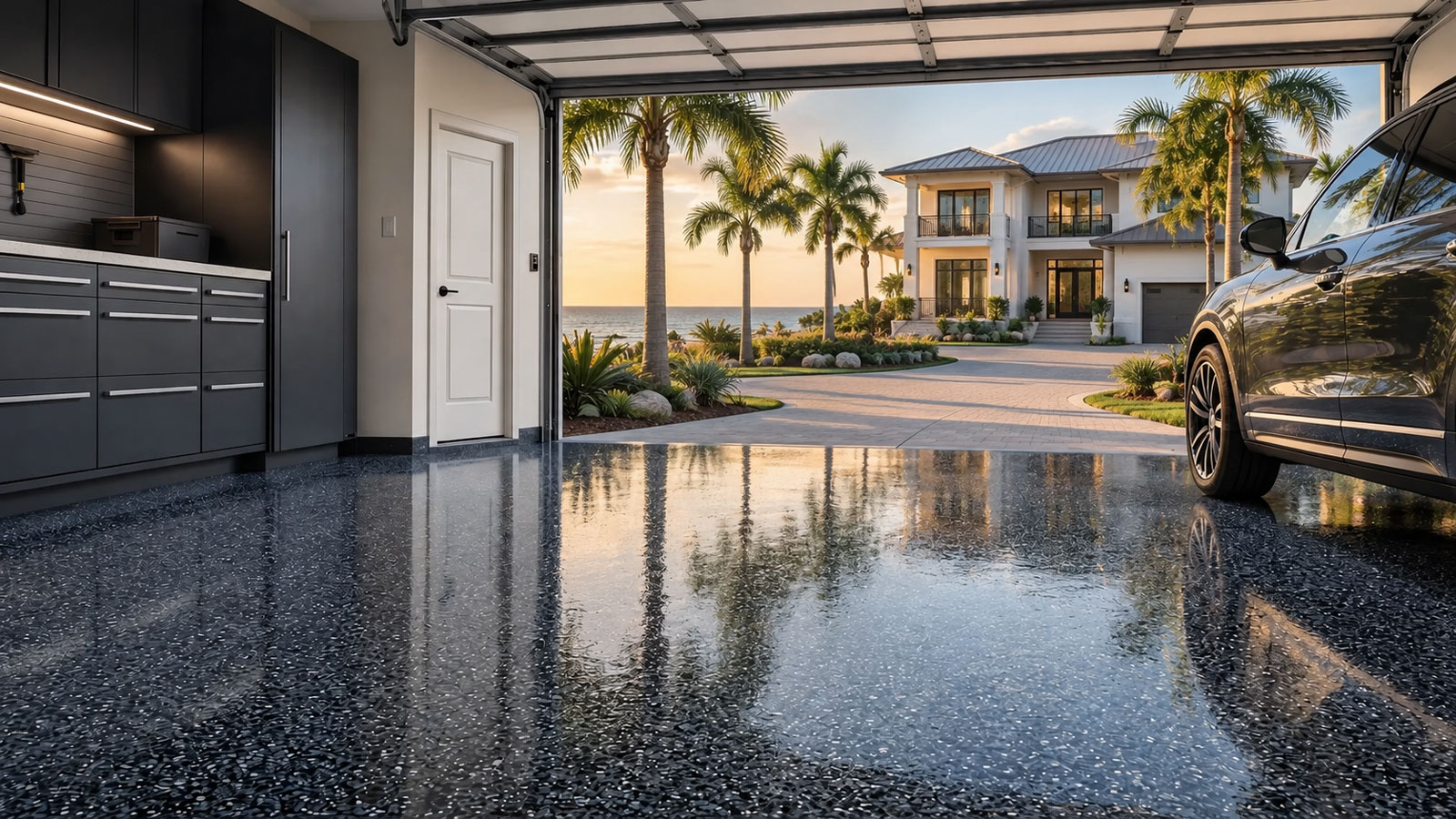 Garage Floor Coating in Pompano Beach, FL